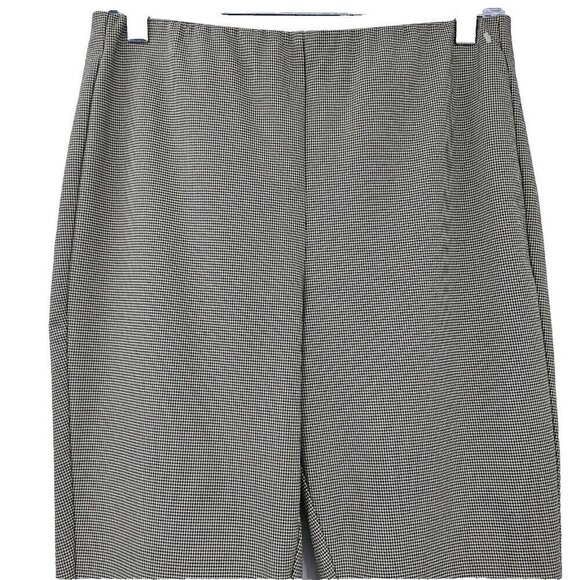 Rag & Bone Simone Houndstooth Plaid Pant Black/Beige Women’s 10 Preppy Academia - Picture 3 of 11